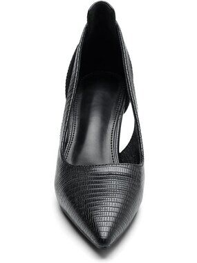 Women's Black Stiletto Heels Closed Pointed Toe Comfortable Pumps Shoes